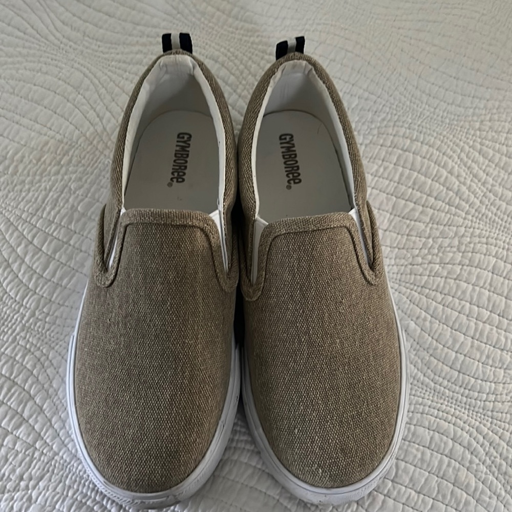 Gymboree Boys size 3 Slide on Deck Shoes